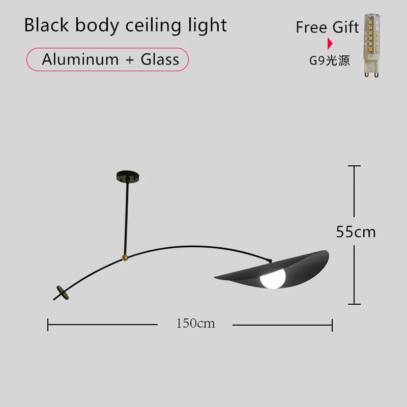 Acopolo Ceiling Lamp Sleek Modern - Lumen Attic