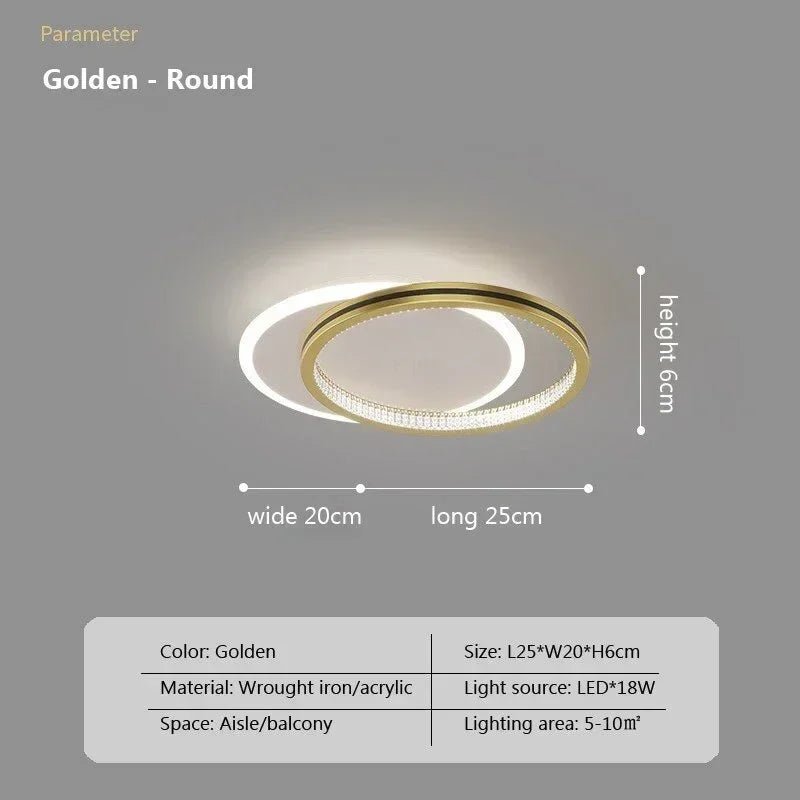 Ais Various Small Flush Mount Ceiling LED Light - Lumen Attic