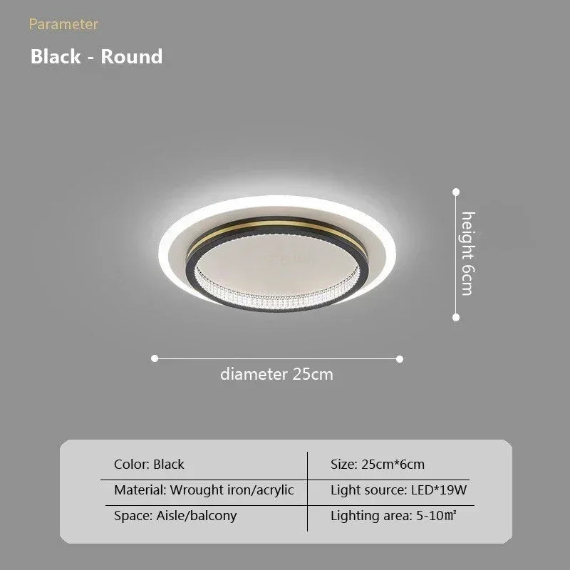 Ais Various Small Flush Mount Ceiling LED Light - Lumen Attic