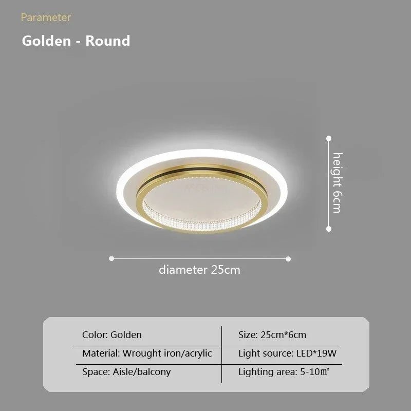 Ais Various Small Flush Mount Ceiling LED Light - Lumen Attic