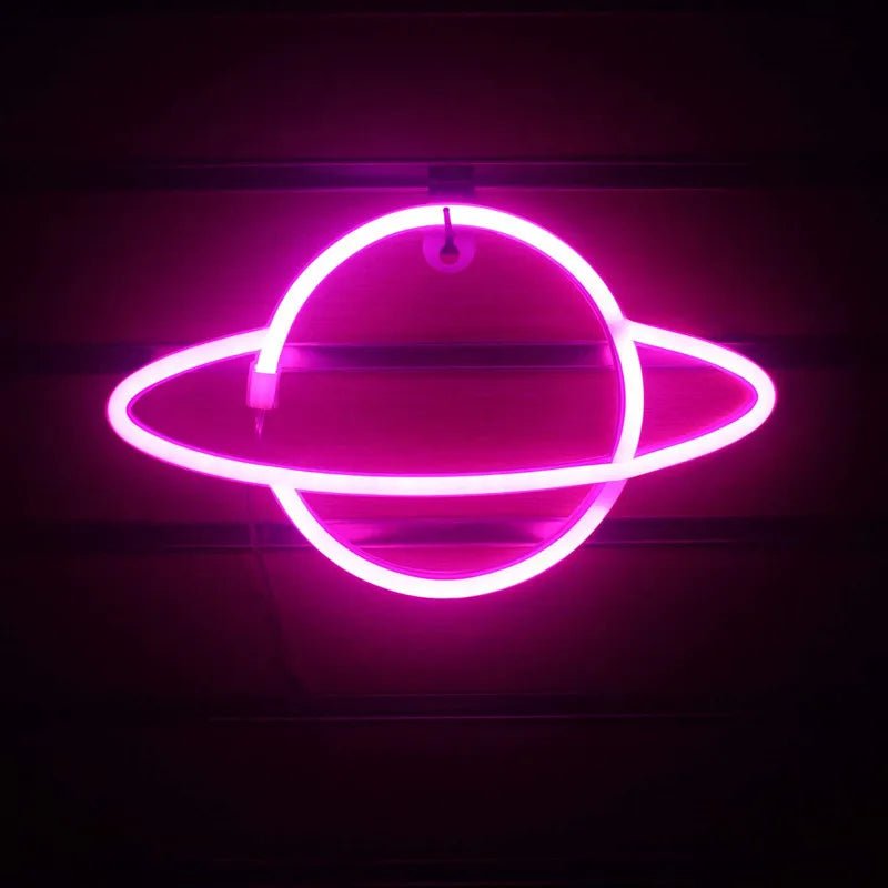 Alien and Space Neon Night Lights - Lumen Attic