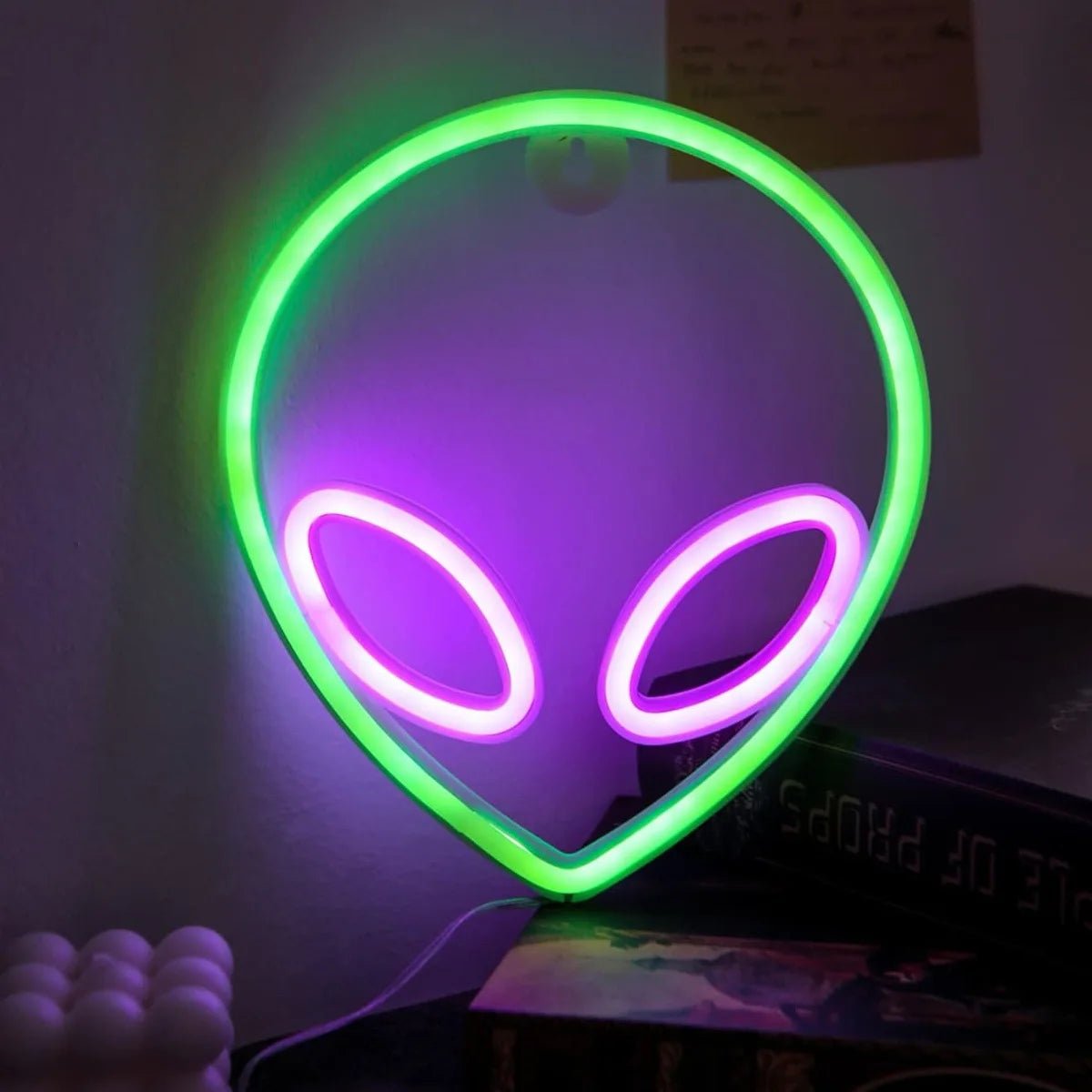 Alien and Space Neon Night Lights - Lumen Attic