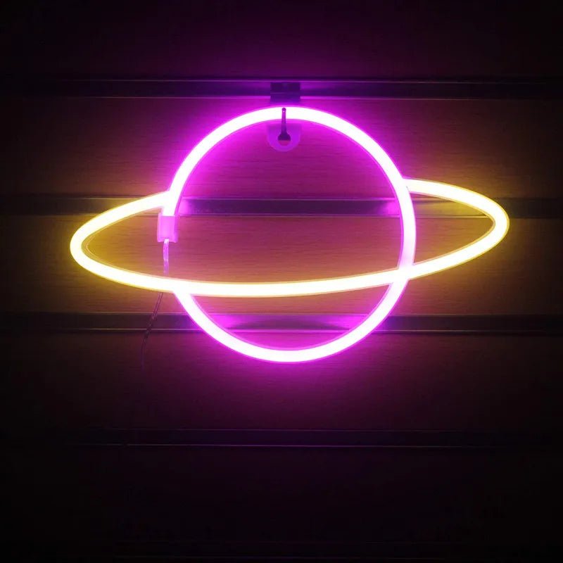 Alien and Space Neon Night Lights - Lumen Attic