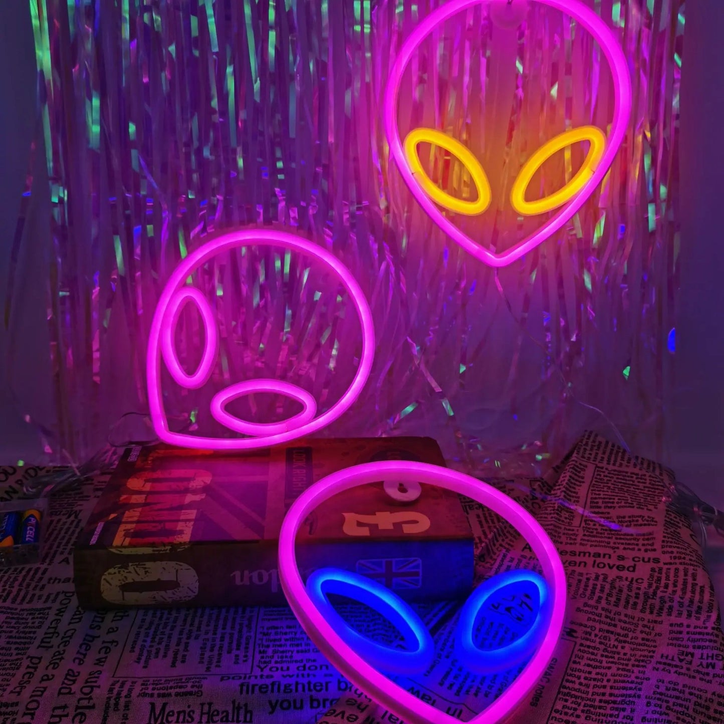 Alien and Space Neon Night Lights - Lumen Attic