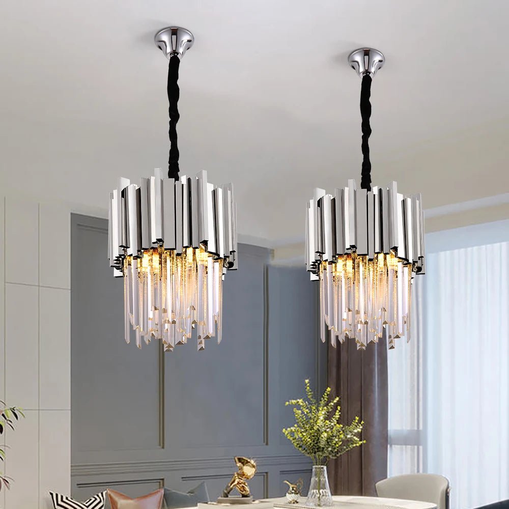 Altolana Luxury Gold Modern Crystal Chandelier - Lumen Attic