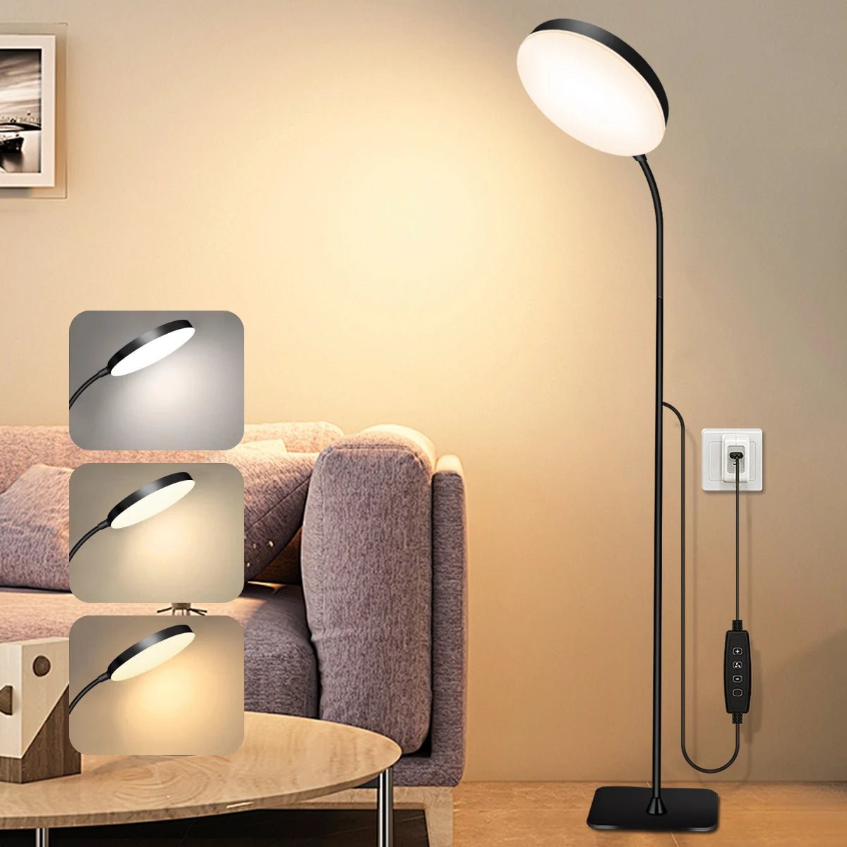 Amary Flexable USB LED Floor Lamp - Lumen Attic