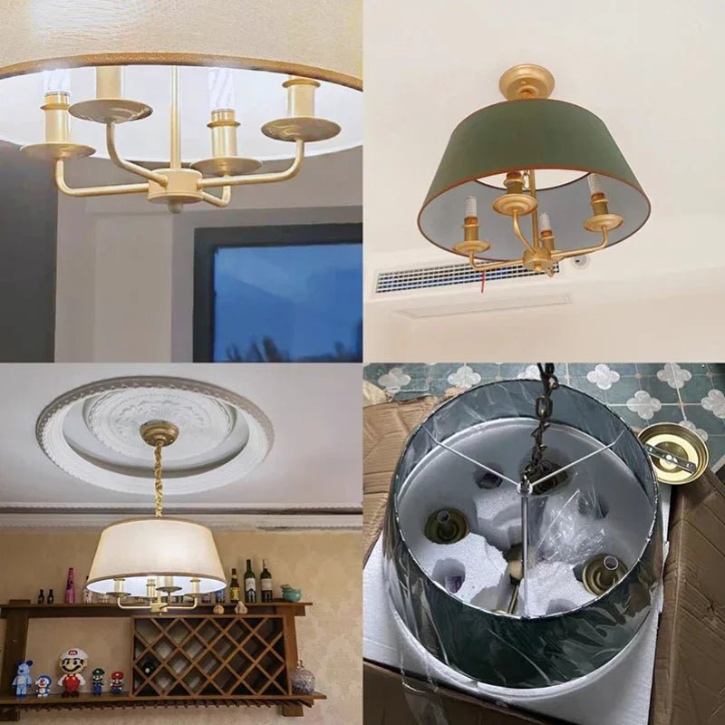 American Retro Living Room Pendant Light - Lumen Attic