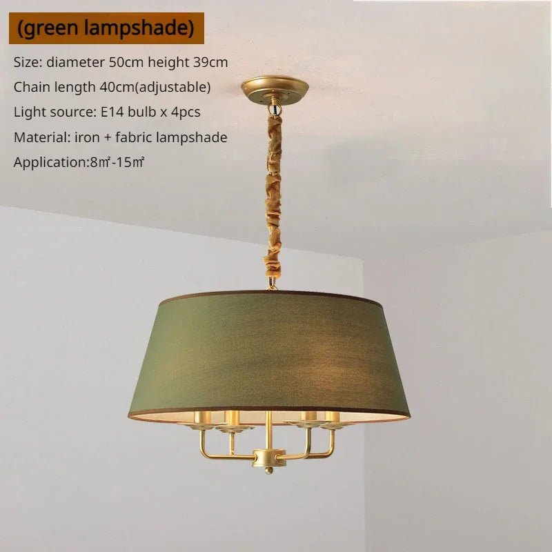 American Retro Living Room Pendant Light - Lumen Attic