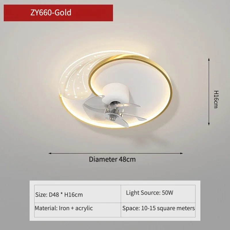 ArtFan Stellar Galaxy Ceiling Fan Light - Lumen Attic