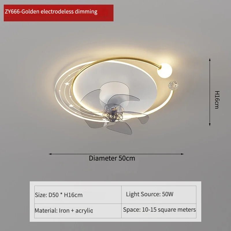 ArtFan Stellar Galaxy Ceiling Fan Light - Lumen Attic