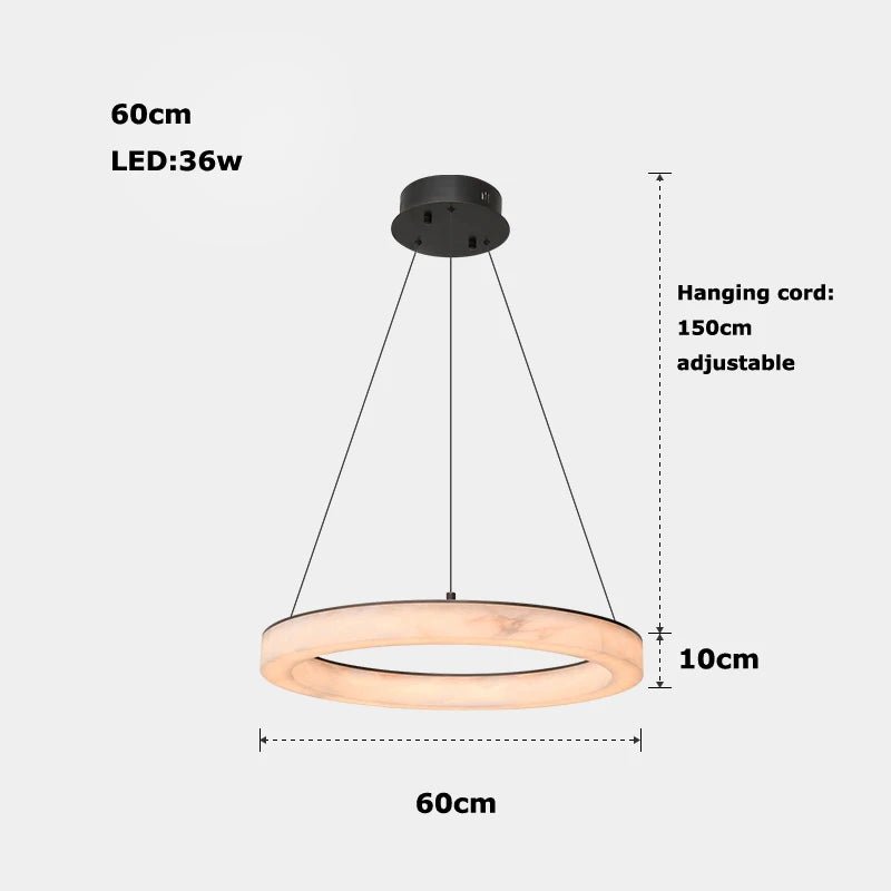 Bellezza Marble Dimmable LED Chandelier - Lumen Attic