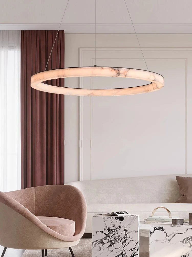 Bellezza Marble Dimmable LED Chandelier - Lumen Attic