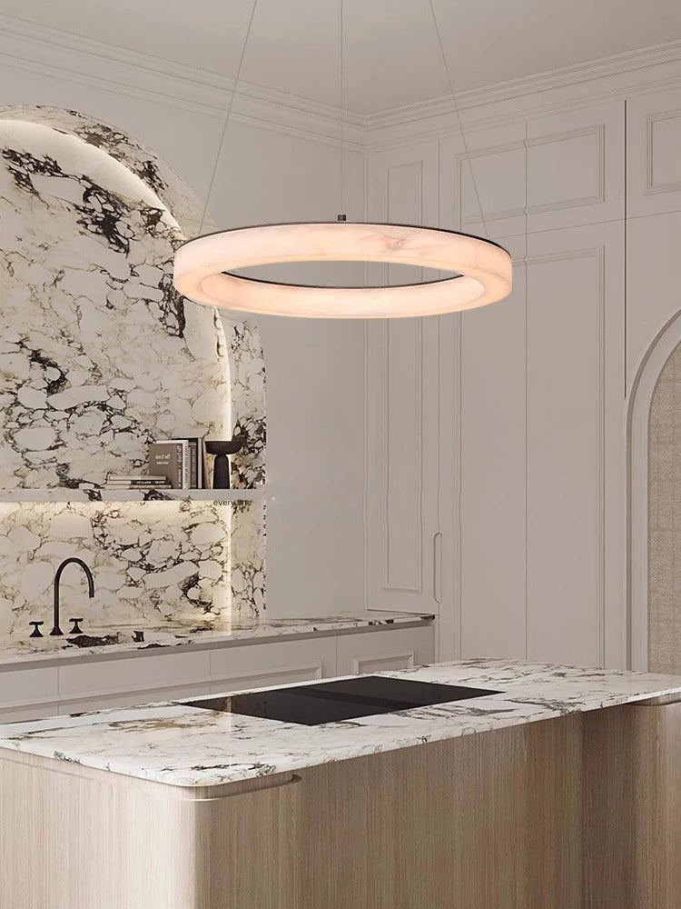 Bellezza Marble Dimmable LED Chandelier - Lumen Attic