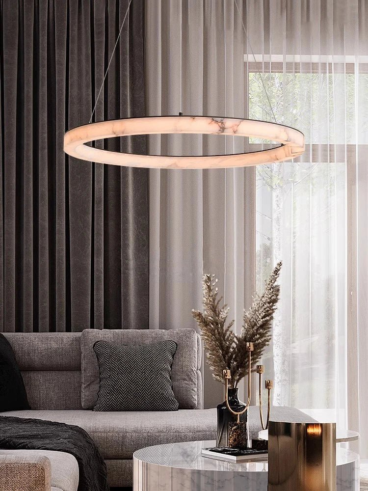 Bellezza Marble Dimmable LED Chandelier - Lumen Attic