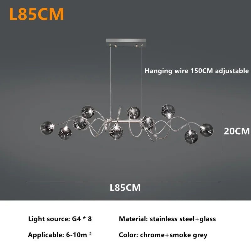 Boccia Mettalo Molecular LED Chandelier - Lumen Attic