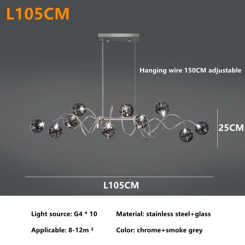 Boccia Mettalo Molecular LED Chandelier - Lumen Attic