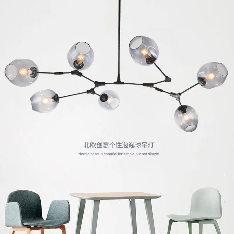 Bougi Bouge Minimalist Chandelier - Lumen Attic