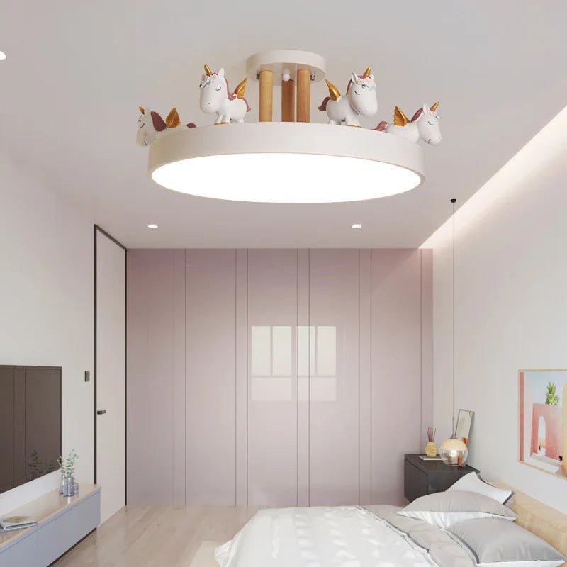 Children's Room Round Pendant Light by SANDYHA - #shop_name