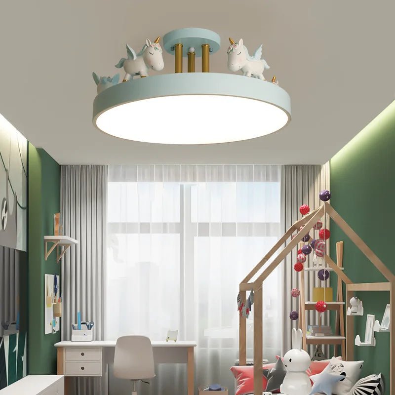 Children's Room Round Pendant Light by SANDYHA - #shop_name