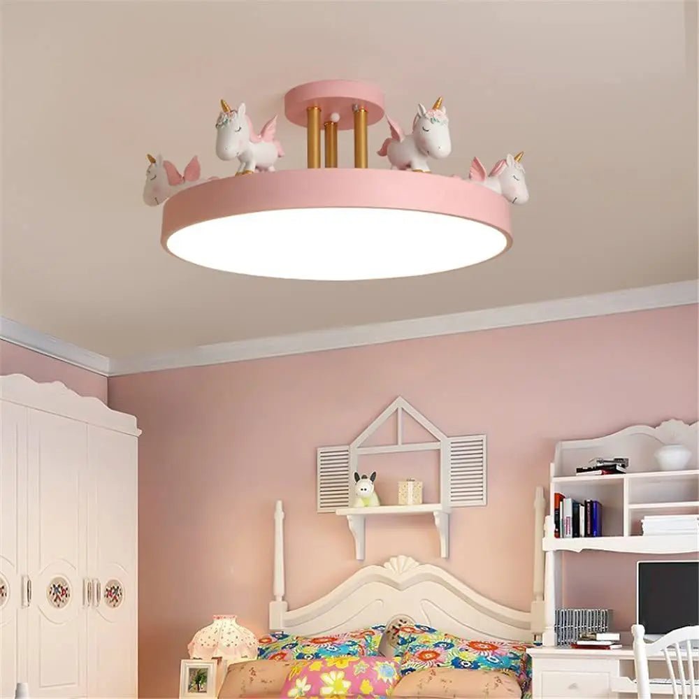 Children's Room Round Pendant Light by SANDYHA - #shop_name