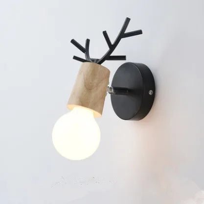 Colorful Antler Nordic Scone Wall Light - Lumen Attic