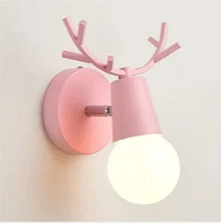 Colorful Antler Nordic Scone Wall Light - Lumen Attic