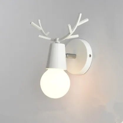 Colorful Antler Nordic Scone Wall Light - Lumen Attic