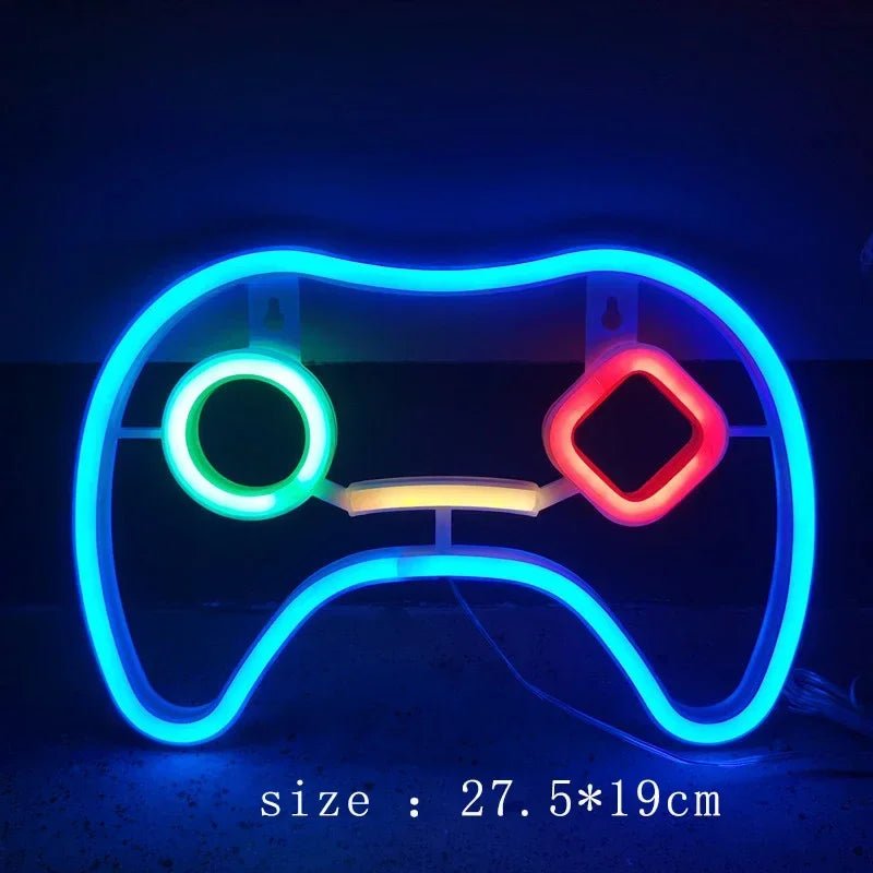 Controller Button Neon Signs - Lumen Attic