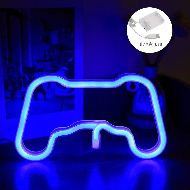 Controller Button Neon Signs - Lumen Attic