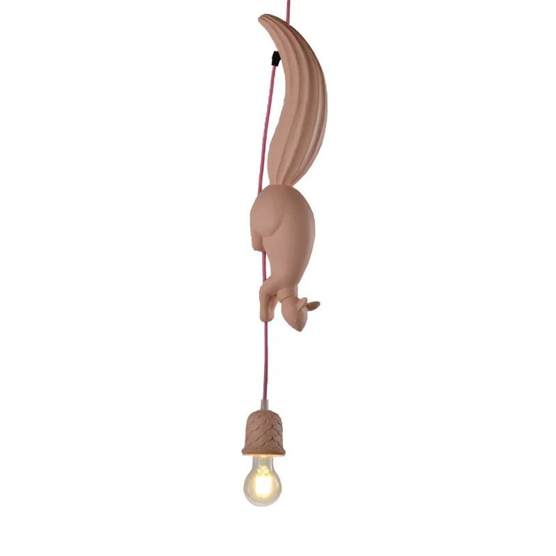 Creative Cute Colorful Squirrel Hanging Light - Lumen Attic