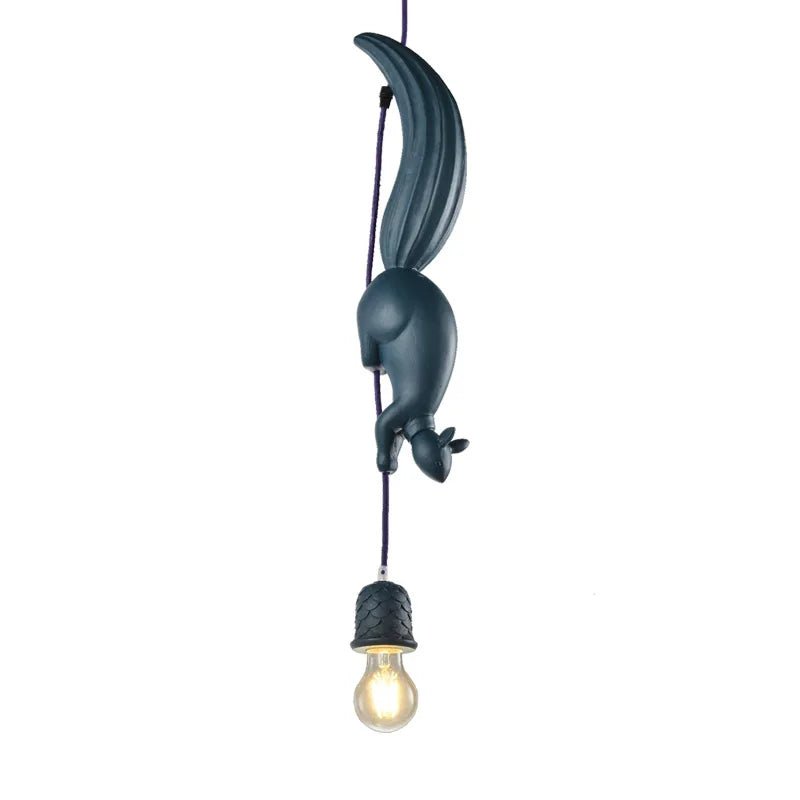 Creative Cute Colorful Squirrel Hanging Light - Lumen Attic