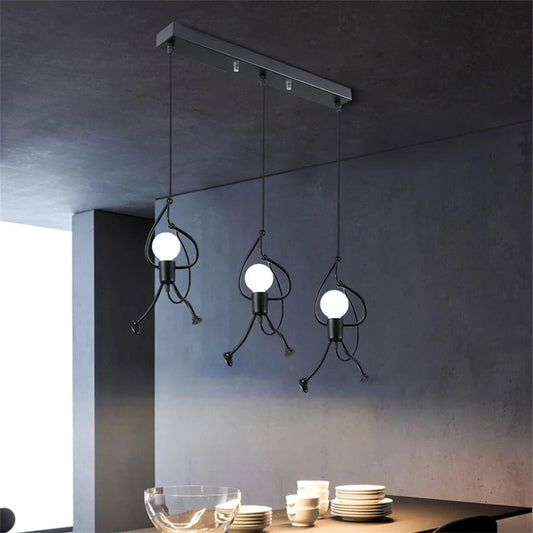 Creative Swinging Little Man Pendant Light - Lumen Attic