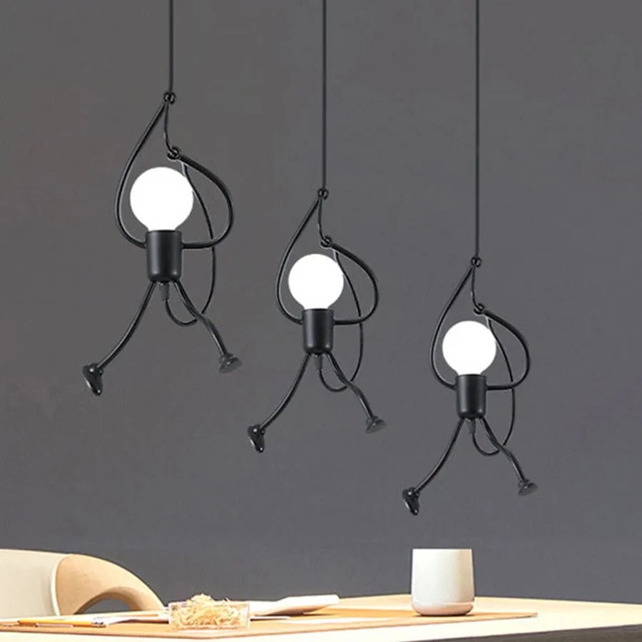 Creative Swinging Little Man Pendant Light - Lumen Attic