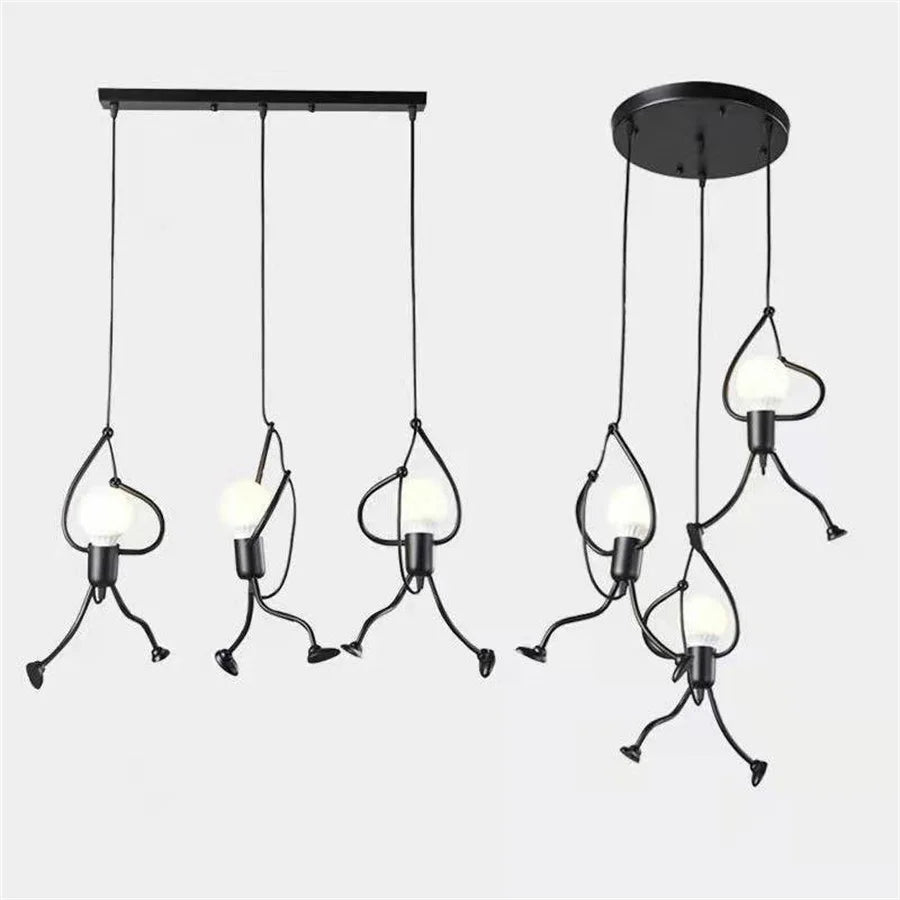 Creative Swinging Little Man Pendant Light - Lumen Attic