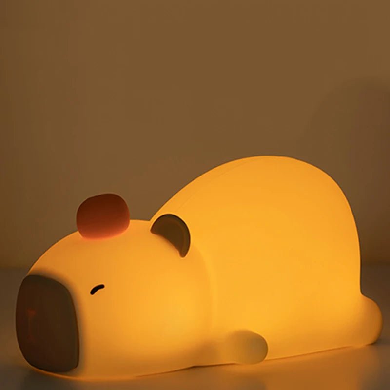 Cute Small Capybara Table Night Light - Lumen Attic