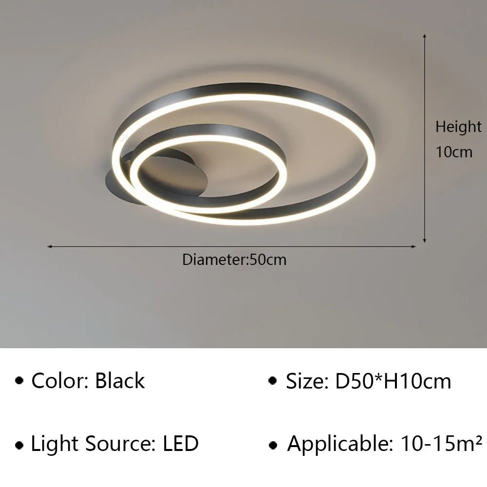 DAMIA YCL Various LED Semi Flush Ceiling Lamp - Lumen Attic