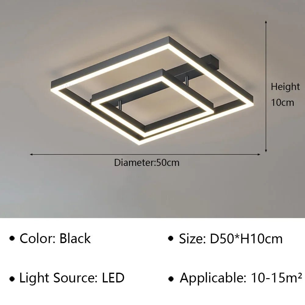 DAMIA YCL Various LED Semi Flush Ceiling Lamp - Lumen Attic