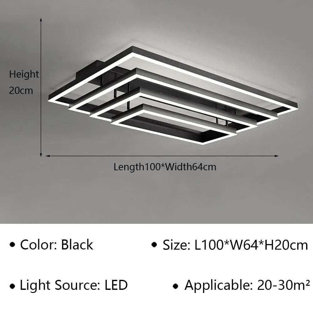 DAMIA YCL Various LED Semi Flush Ceiling Lamp - Lumen Attic