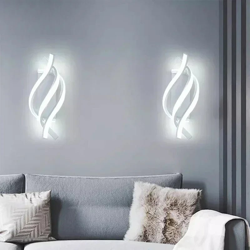 DARHYN Three Curved Lines Wall Lamp - Lumen Attic