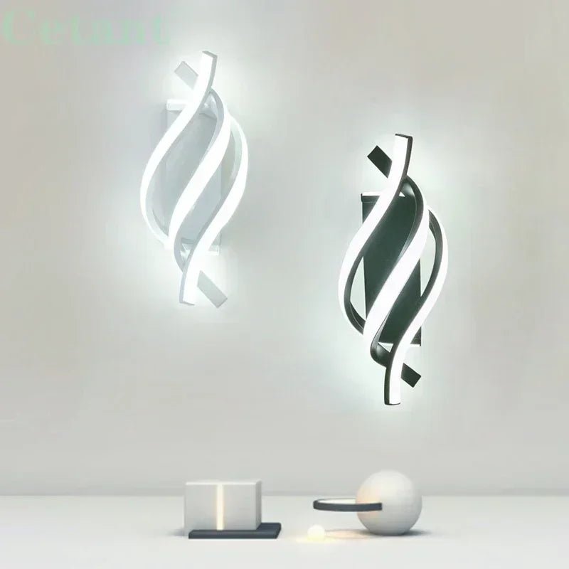 DARHYN Three Curved Lines Wall Lamp - Lumen Attic