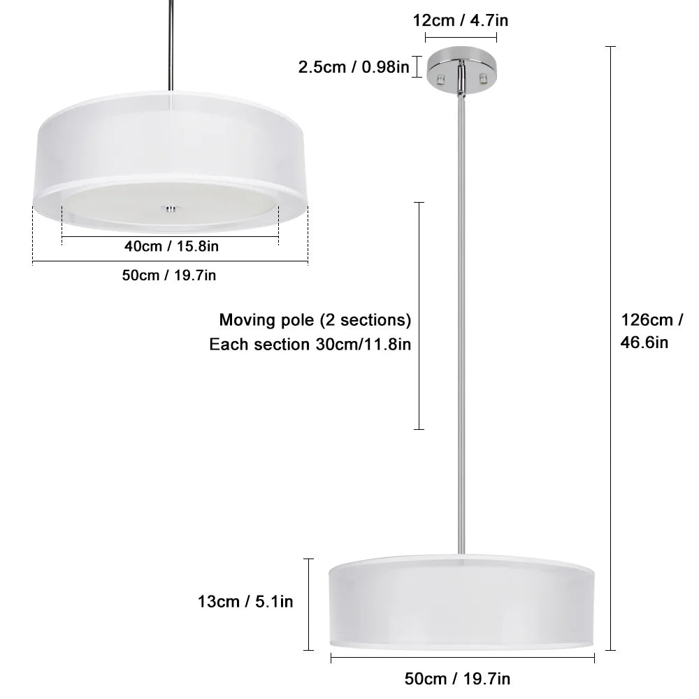 Della 20" 3 - light Classic Semi Flush Mount Ceiling Light - Lumen Attic