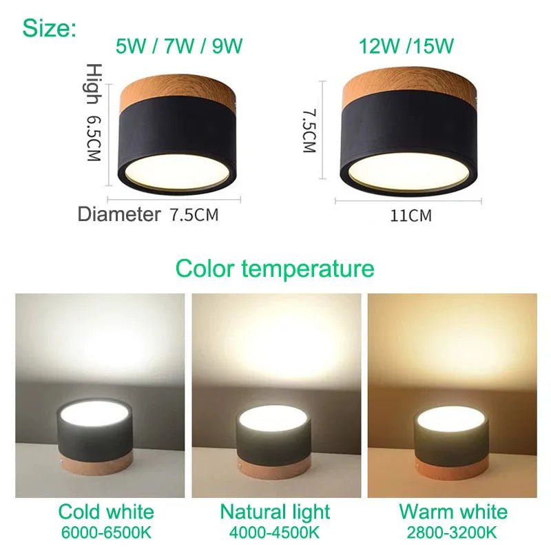 DJL Various Wood and Aluminum Spotlight - Lumen Attic