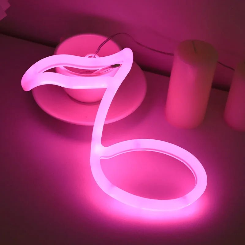 Double Sided LED Neon Sign Night Light - Lumen Attic