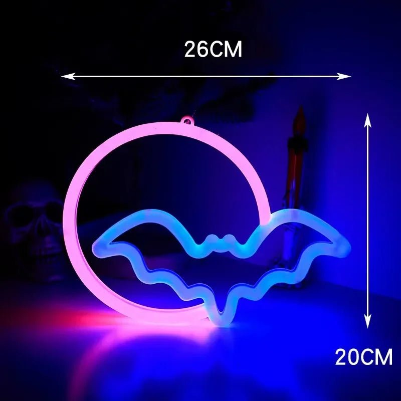 Double Sided LED Neon Sign Night Light - Lumen Attic