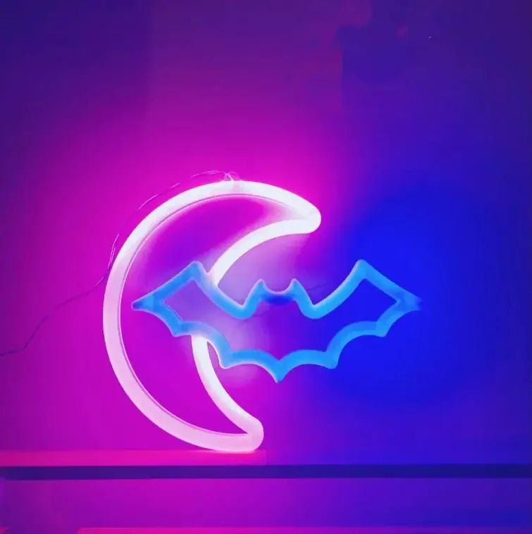 Double Sided LED Neon Sign Night Light - Lumen Attic