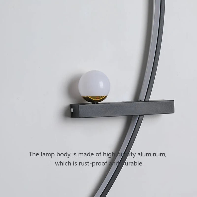 Eclipse Arc Wall Sconce Modern LED Accent Light - Lumen Attic