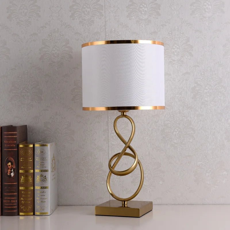 Elegant Twist Table Lamp - Lumen Attic