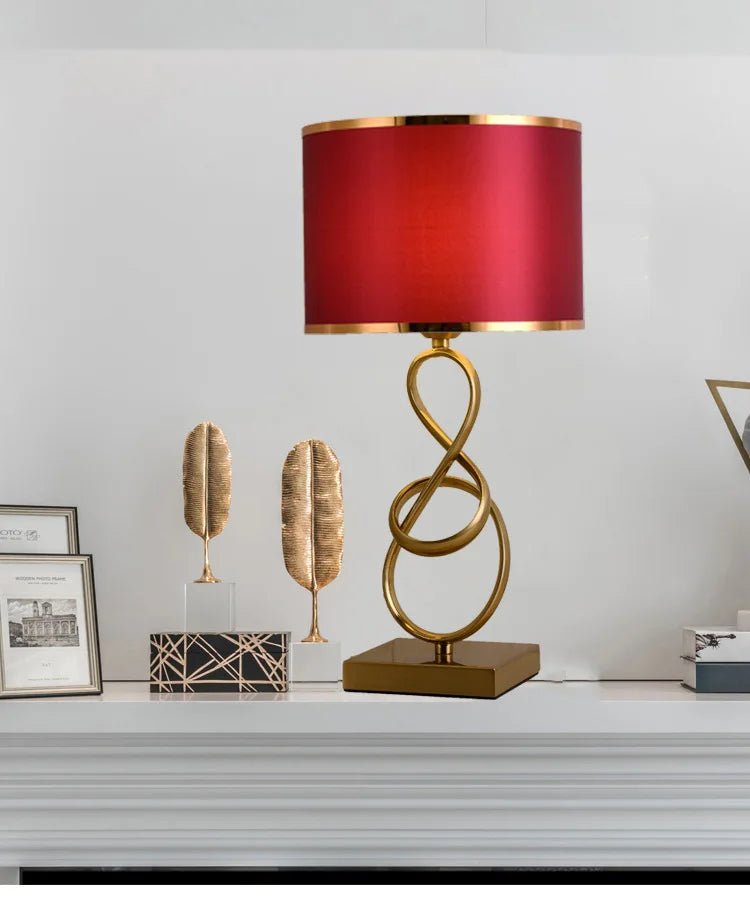 Elegant Twist Table Lamp - Lumen Attic