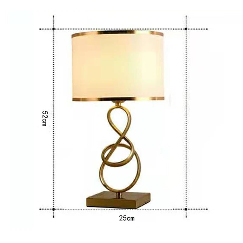 Elegant Twist Table Lamp - Lumen Attic