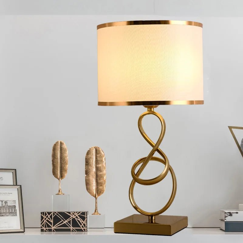 Elegant Twist Table Lamp - Lumen Attic